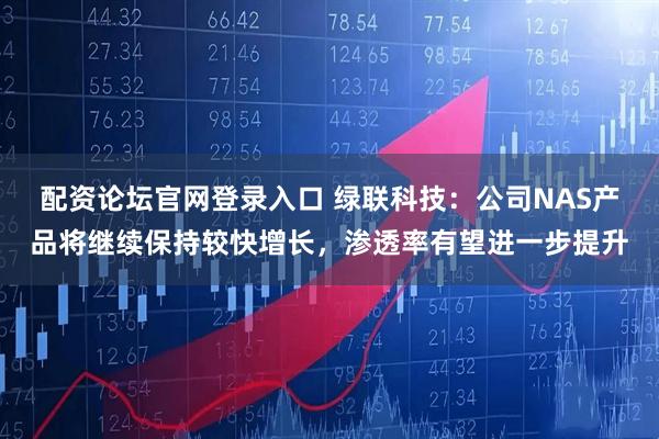 配资论坛官网登录入口 绿联科技：公司NAS产品将继续保持较快增长，渗透率有望进一步提升
